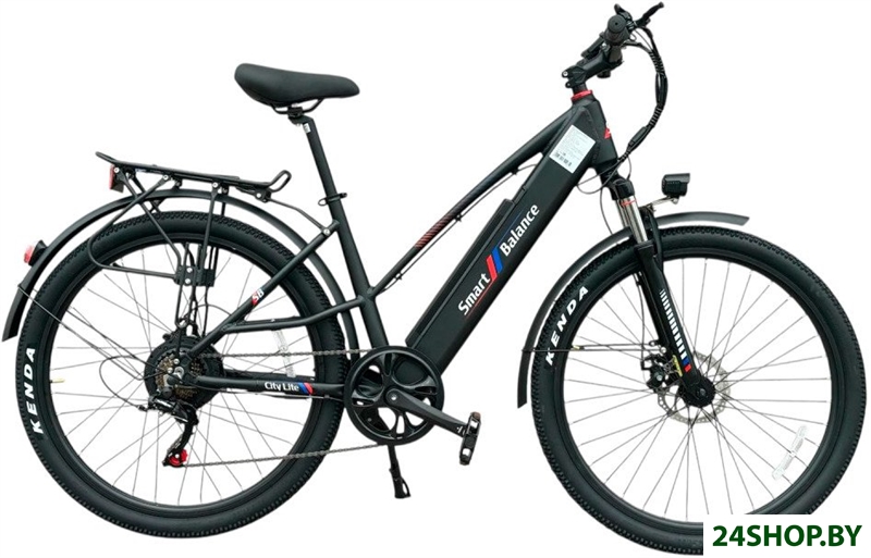 Электровелосипед Smart Balance City Lite 2025 (черный) Электровелосипед Smart Balance City Lite 2025 (черный)