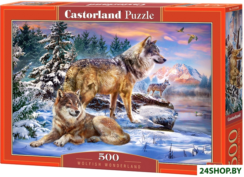 Пазл Castorland Волчий мир B-53049 (500 эл) Пазл Castorland Волчий мир B-53049 (500 эл)