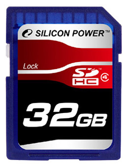Карта памяти Silicon Power SDHC Card 32 GB Class 4 Карта памяти Silicon Power SDHC Card 32 GB Class 4