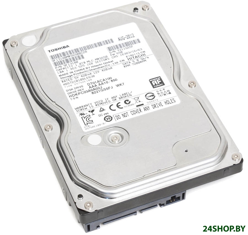 Жесткий диск TOSHIBA DT01ACA 1 TB (DT01ACA100) Жесткий диск TOSHIBA DT01ACA 1 TB (DT01ACA100)