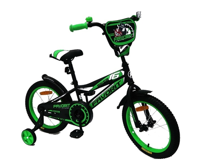Детский велосипед Favorit BIKER BIK-P16GN Детский велосипед Favorit BIKER BIK-P16GN