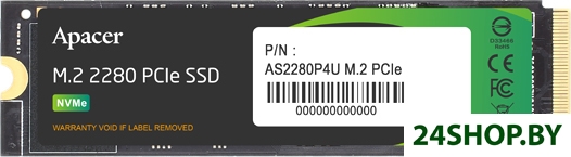 SSD Apacer AS2280P4U 256GB AP256GAS2280P4U SSD Apacer AS2280P4U 256GB AP256GAS2280P4U