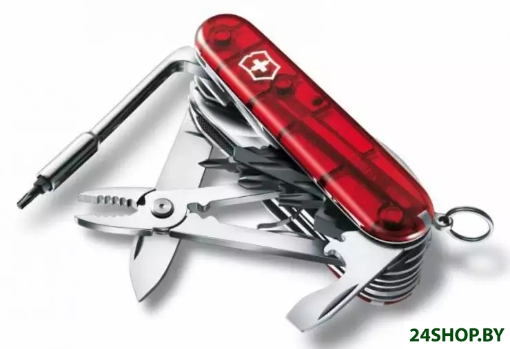 Нож перочинный Victorinox CyberTool 41 1.7775.T (полупрозрачный красный) Нож перочинный Victorinox CyberTool 41 1.7775.T (полупрозрачный красный)