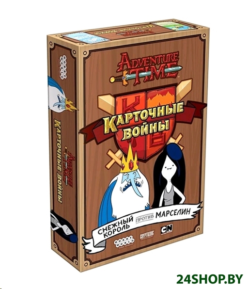 Настольная игра Мир Хобби Время приключений.Карточные войны:Снежный король против Марселин Настольная игра Мир Хобби Время приключений.Карточные войны:Снежный король против Марселин