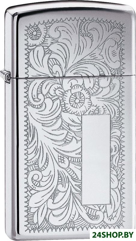 Зажигалка Zippo Slim Venetian 1652 High Polish Chrome Зажигалка Zippo Slim Venetian 1652 High Polish Chrome