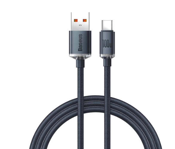 Кабель Baseus CAJY000501 USB Type-A - USB Type-C (2 м, черный) Кабель Baseus CAJY000501 USB Type-A - USB Type-C (2 м, черный)