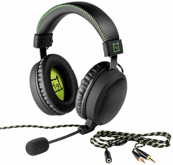 Наушники Harper GHS-X20 (черный/зеленый) Наушники Harper GHS-X20 (черный/зеленый)