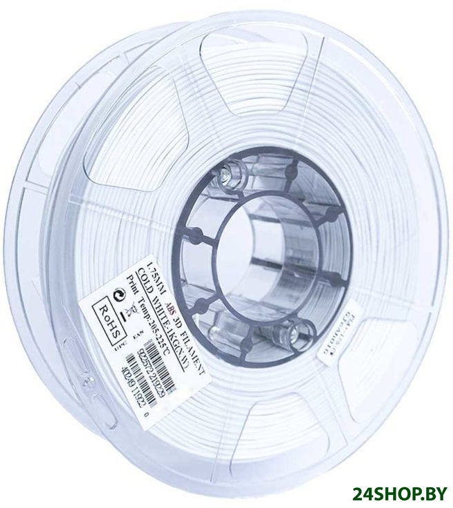 Пластик eSUN ABS+ 1.75 мм 1000 г (холодный белый) Пластик eSUN ABS+ 1.75 мм 1000 г (холодный белый)