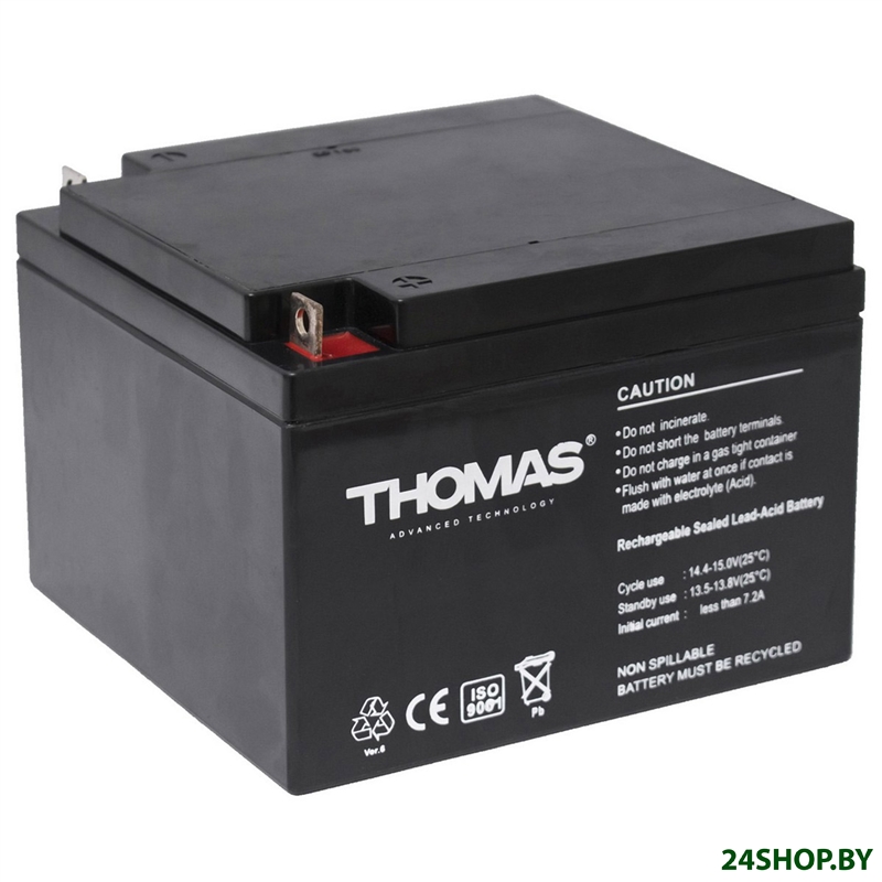 Аккумулятор для ИБП Thomas GB 12-65 Ah 12V65Ah Аккумулятор для ИБП Thomas GB 12-65 Ah 12V65Ah