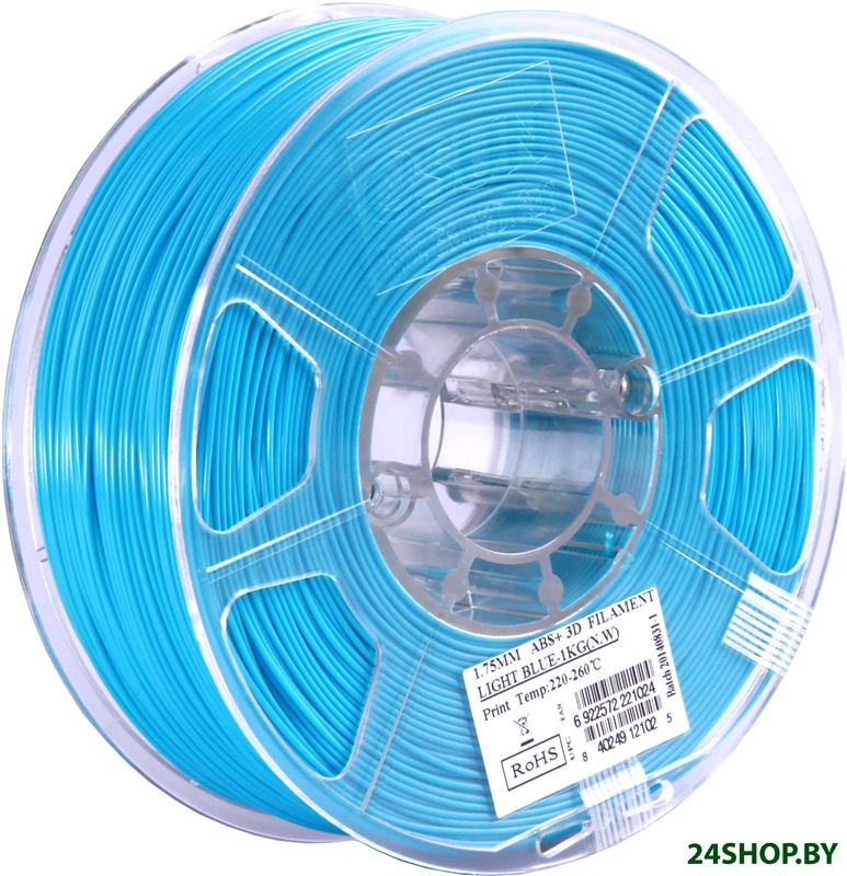 eSUN ABS+ 1.75 мм 1000 г (голубой) eSUN ABS+ 1.75 мм 1000 г (голубой)