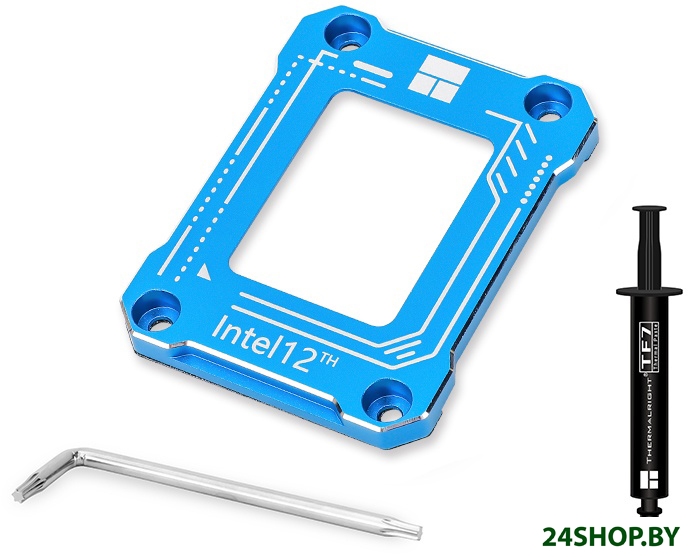 Рамка для укрепления гнезда Thermalright LGA1700-BCF Blue + термопаста TF7 2 г Рамка для укрепления гнезда Thermalright LGA1700-BCF Blue + термопаста TF7 2 г