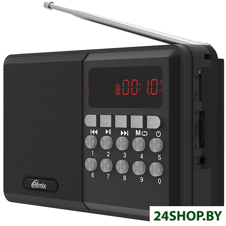 Радиоприемник Ritmix RPR-001 (черный) Радиоприемник Ritmix RPR-001 (черный)