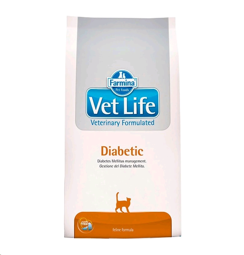 Сухой корм для кошек Farmina Vet Life Diabetic (2 кг) Сухой корм для кошек Farmina Vet Life Diabetic (2 кг)