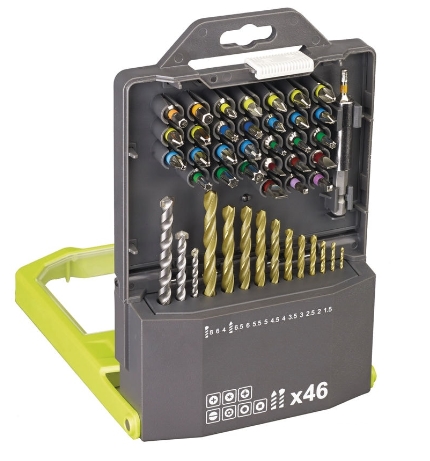 Набор бит RYOBI RAK46MiXC (46 предметов) Набор бит RYOBI RAK46MiXC (46 предметов)