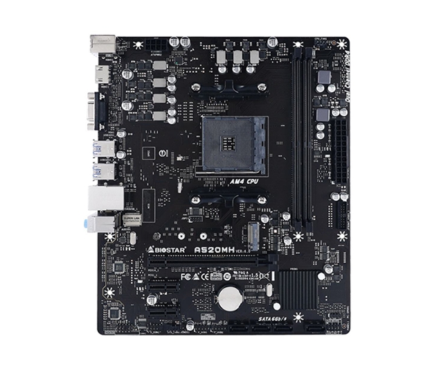 Материнская плата BIOSTAR A520MH Ver. 6.0 Материнская плата BIOSTAR A520MH Ver. 6.0