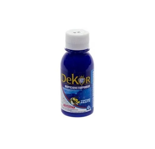 Колеровочная краска Dekor 24 (ирис, 0.1 кг) Колеровочная краска Dekor 24 (ирис, 0.1 кг)