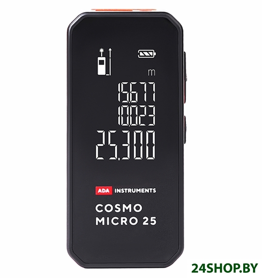 Лазерный дальномер ADA Instruments Cosmo Micro 25 A00670 Лазерный дальномер ADA Instruments Cosmo Micro 25 A00670