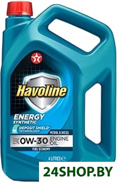 Моторное масло Texaco Havoline Energy 0W-30 4л Моторное масло Texaco Havoline Energy 0W-30 4л