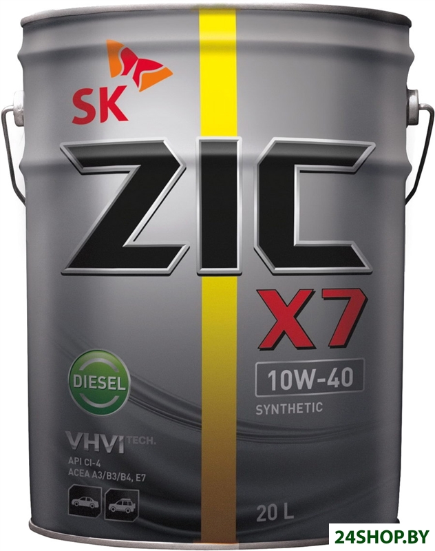 Моторное масло ZIC X7 Diesel 10W-40 20л Моторное масло ZIC X7 Diesel 10W-40 20л