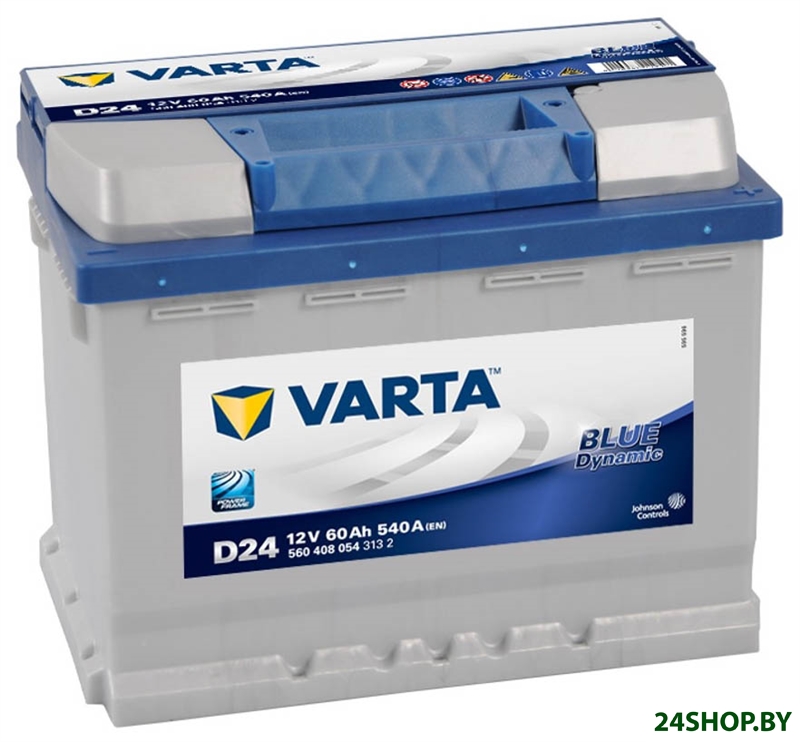 Автомобильный аккумулятор VARTA Blue Dynamic D24 560408054 (60 А/ч) Автомобильный аккумулятор VARTA Blue Dynamic D24 560408054 (60 А/ч)