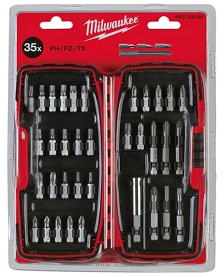 Набор бит Milwaukee 4932352068 (35 предметов) Набор бит Milwaukee 4932352068 (35 предметов)
