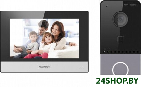Комплект видеодомофона Hikvision DS-KIS603-P(C) Комплект видеодомофона Hikvision DS-KIS603-P(C)