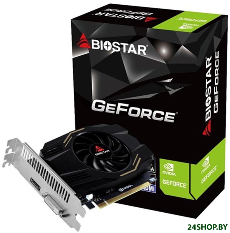 Видеокарта BIOSTAR GeForce GT1030 4GB DDR4 VN1034TB46 Видеокарта BIOSTAR GeForce GT1030 4GB DDR4 VN1034TB46