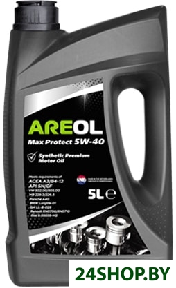 Моторное масло Areol Max Protect 5W-40 5л Моторное масло Areol Max Protect 5W-40 5л