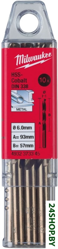 Набор сверл Milwaukee 4932373345 (10 предметов) Набор сверл Milwaukee 4932373345 (10 предметов)