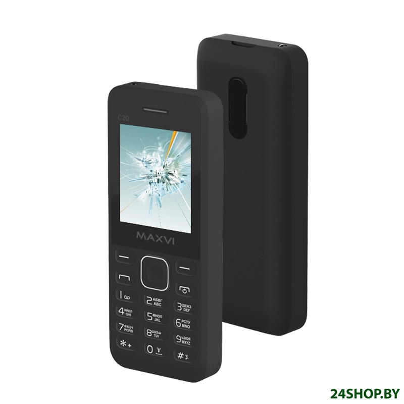 Мобильный телефон Maxvi C20 Black (без ЗУ) Мобильный телефон Maxvi C20 Black (без ЗУ)