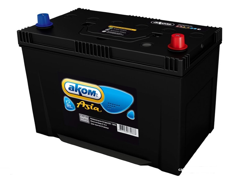 Автомобильный аккумулятор AKOM Asia 90 Евро (90 А·ч) Автомобильный аккумулятор AKOM Asia 90 Евро (90 А·ч)