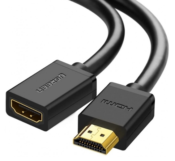Кабель HDMI UGREEN HD107 10142 2.0м (черный) Кабель HDMI UGREEN HD107 10142 2.0м (черный)