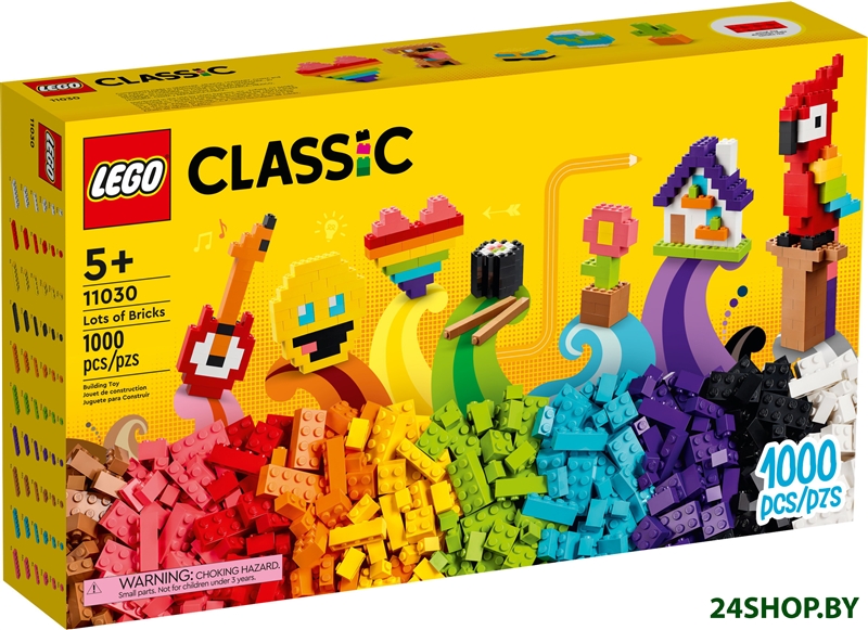 Набор деталей LEGO Classic 11030 Множество кубиков Набор деталей LEGO Classic 11030 Множество кубиков