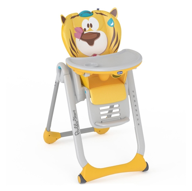 Стульчик для кормления Chicco Polly 2 Start Тигренок (08079205430000) Стульчик для кормления Chicco Polly 2 Start Тигренок (08079205430000)