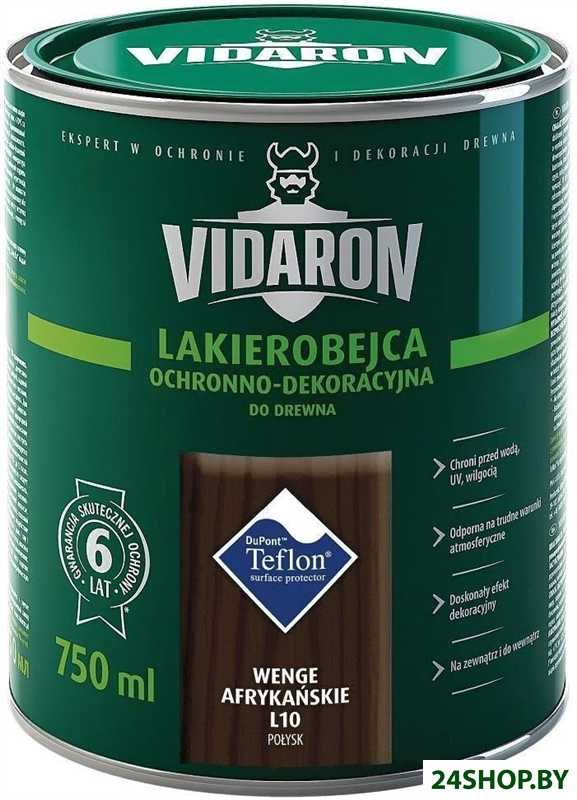 Лак Vidaron Лакобейц L10 0.75 л (африканское венге) Лак Vidaron Лакобейц L10 0.75 л (африканское венге)