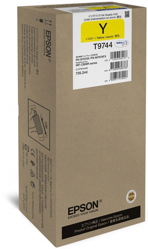 Чернила Epson C13T974400 (желтый) Чернила Epson C13T974400 (желтый)