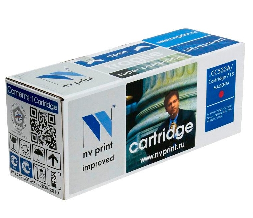 Картридж NV Print CC533A/Cartridge 718 Magenta Картридж NV Print CC533A/Cartridge 718 Magenta