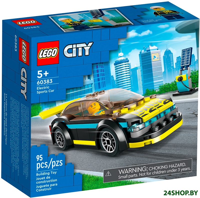 Конструктор LEGO City 60383 Электрический спорткар Конструктор LEGO City 60383 Электрический спорткар