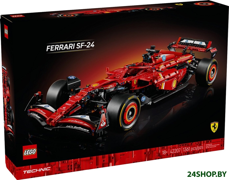 Конструктор LEGO Technic 42207 Гоночная машина Ferrari SF-24 Конструктор LEGO Technic 42207 Гоночная машина Ferrari SF-24