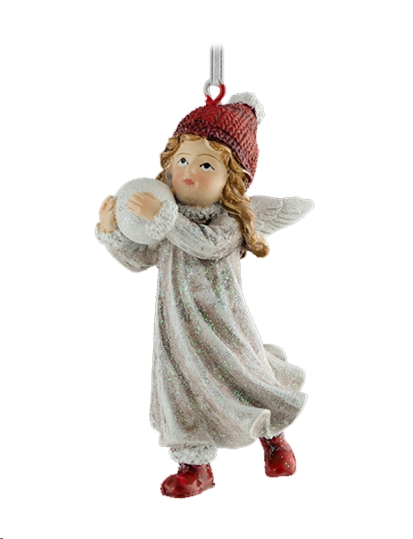 Игрушка Erich Krause Decor Ангел со снежком (51255) Игрушка Erich Krause Decor Ангел со снежком (51255)