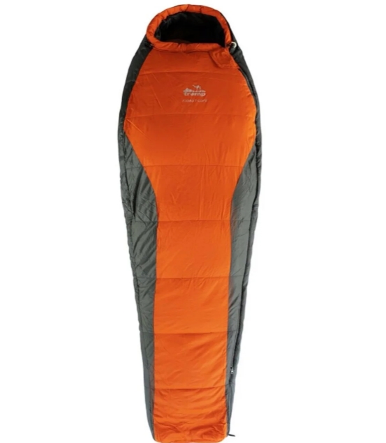 Спальный мешок кокон Tramp Fjord T-Loft Regular TRS-049R-LT (левый, оранжевый/серый) Спальный мешок кокон Tramp Fjord T-Loft Regular TRS-049R-LT (левый, оранжевый/серый)