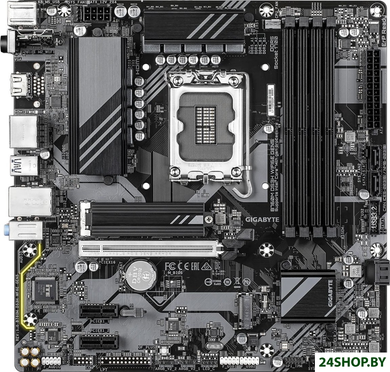 Материнская плата Gigabyte B760M DS3H WiFi6E GEN5 Материнская плата Gigabyte B760M DS3H WiFi6E GEN5