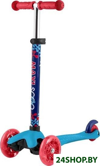 Трехколесный самокат Maxiscoo Baby MSC-B072105 (голубой) Трехколесный самокат Maxiscoo Baby MSC-B072105 (голубой)