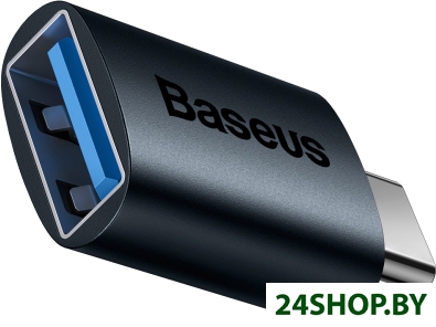 Адаптер Baseus ZJJQ000003 USB Type-C - USB Type-A (синий) Адаптер Baseus ZJJQ000003 USB Type-C - USB Type-A (синий)