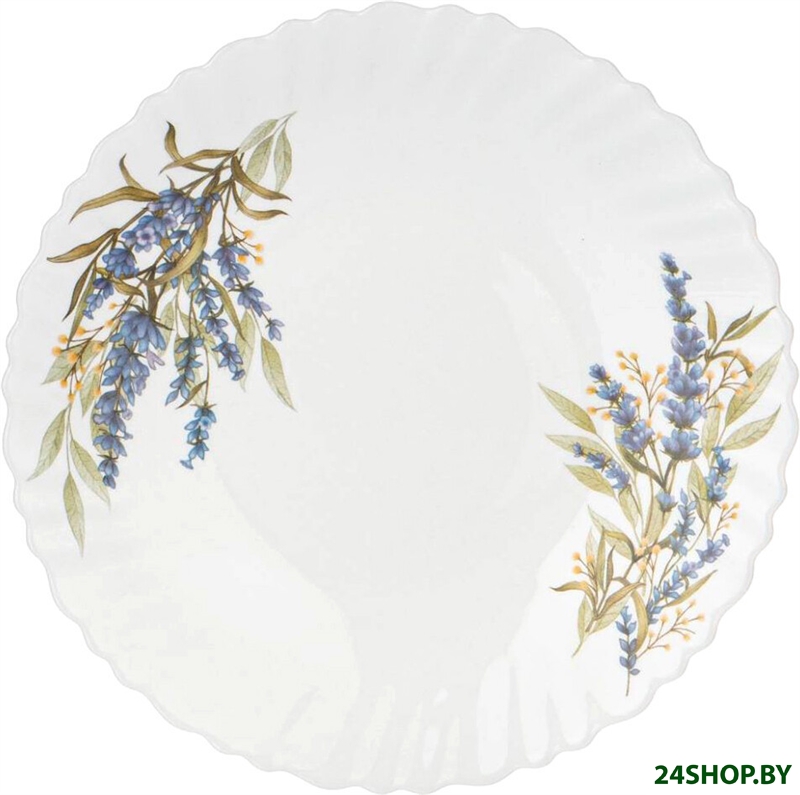 Тарелка десертная Agness Lavender field 598-056 Тарелка десертная Agness Lavender field 598-056