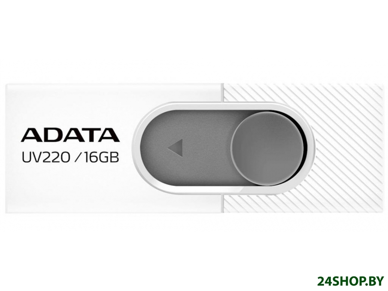 USB Flash A-Data UV220 32GB (белый/серый) (AUV220-32G-RWHGY) USB Flash A-Data UV220 32GB (белый/серый) (AUV220-32G-RWHGY)