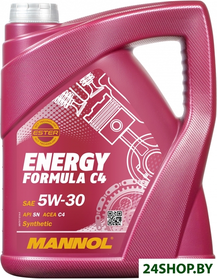 Моторное масло Mannol Energy Formula C4 5W-30 5л Моторное масло Mannol Energy Formula C4 5W-30 5л