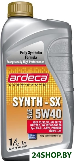 Моторное масло Ardeca SYNTH-SX 5W-40 1л Моторное масло Ardeca SYNTH-SX 5W-40 1л