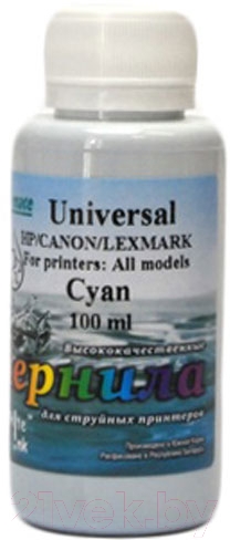 Чернила White Ink Universal HP/Canon/Lexmark (100 мл) (синий) Чернила White Ink Universal HP/Canon/Lexmark (100 мл) (синий)