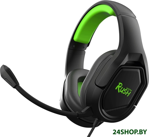 Наушники SmartBuy SBHG-9720 RUSH STRIKEEM (черный/зеленый) Наушники SmartBuy SBHG-9720 RUSH STRIKEEM (черный/зеленый)